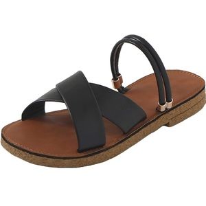 Chakaan Women’s Flat Slide Sandals